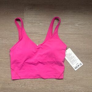 NWT Lululemon sonic pink align tank